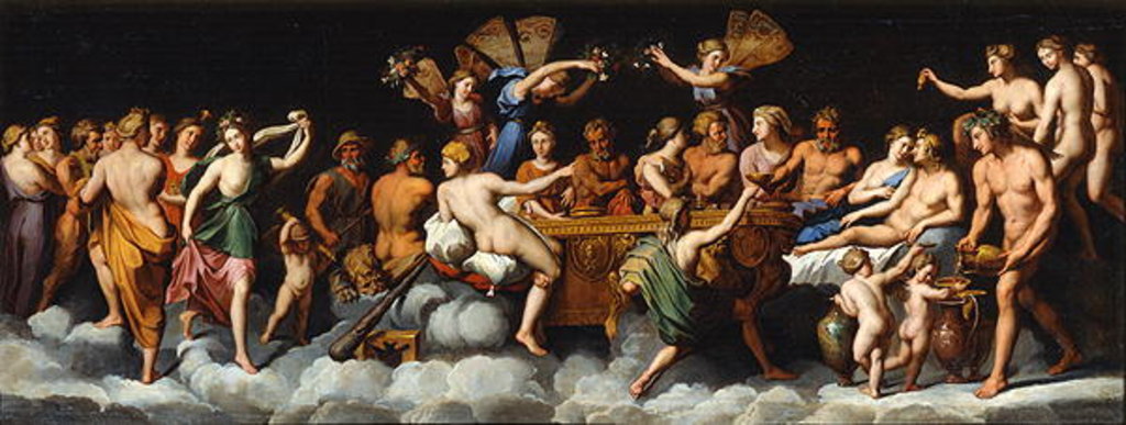 Detail of The Banquet of the Gods by Raphael