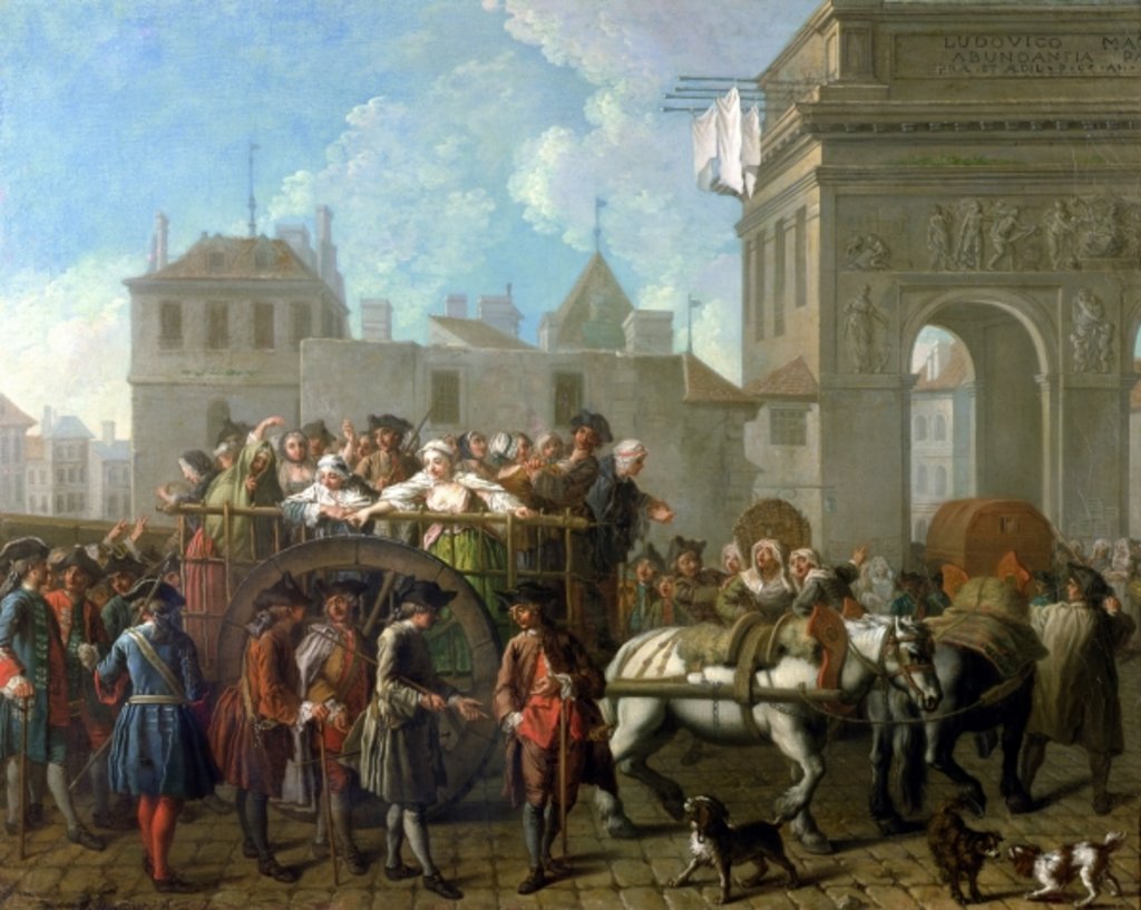 Detail of Transport of Prostitutes to the Salpetriere, c.1760-70 by Etienne Jeaurat