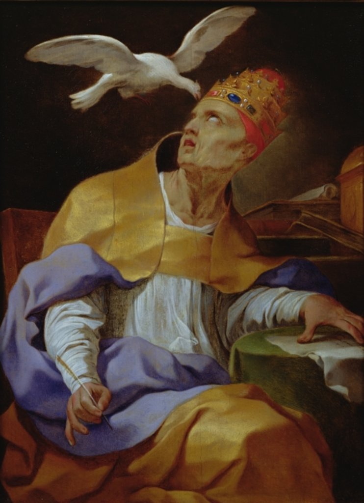 Detail of St. Gregory the Great by Lubin Baugin