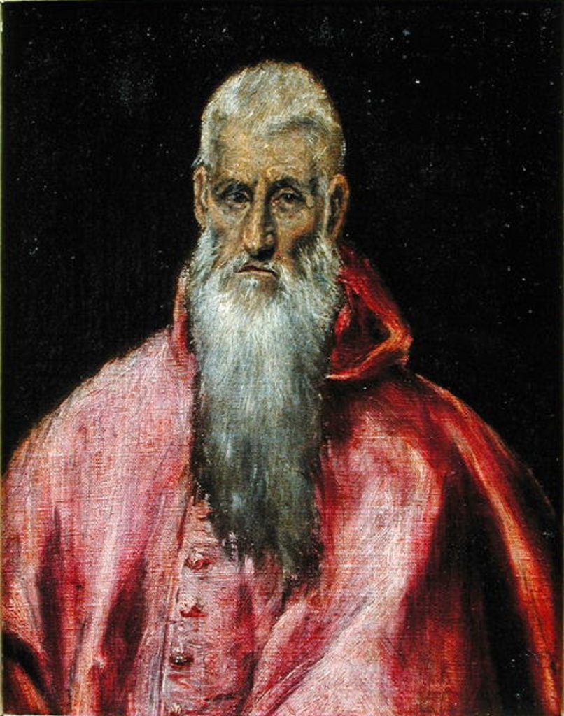 Detail of St. Jerome by El Greco