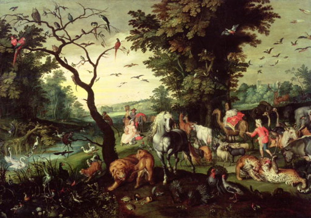 Detail of The Animals Entering Noah's Ark by Jan the Elder Brueghel