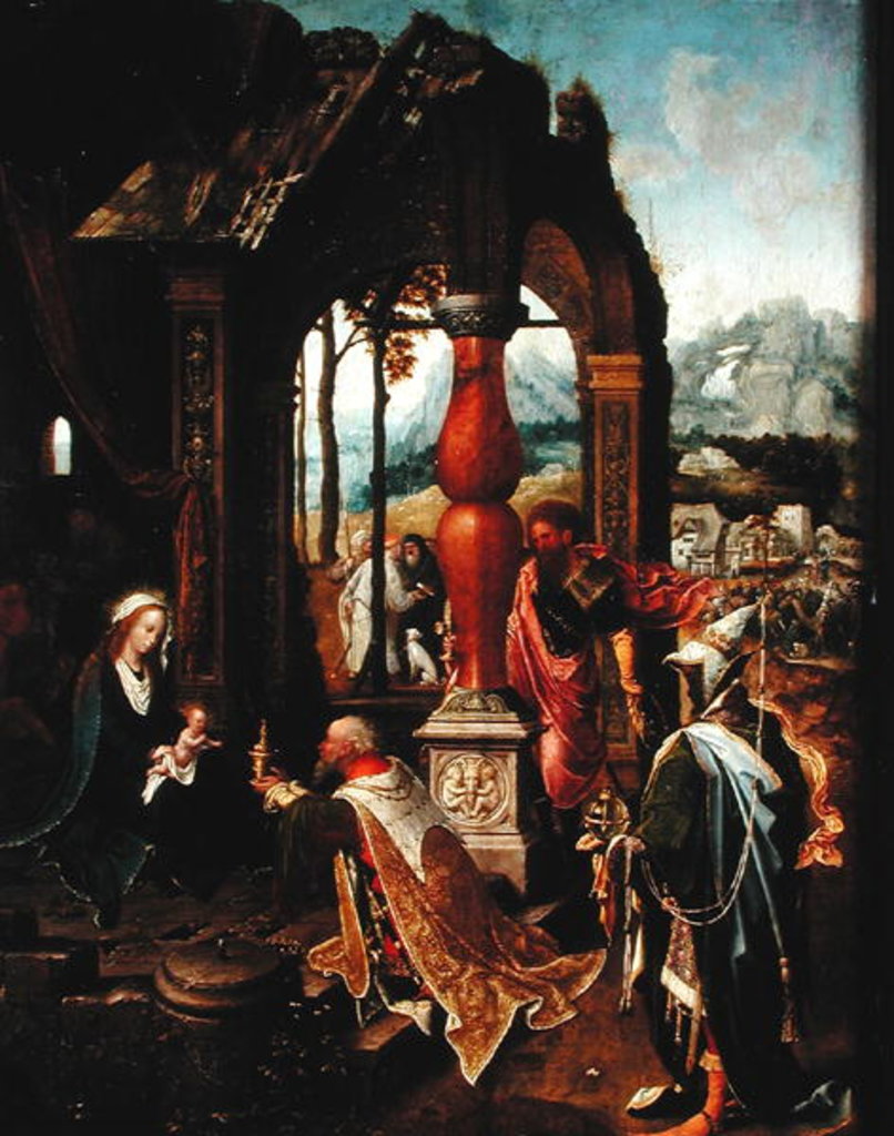 Detail of Adoration of the Magi by Jan de Beer