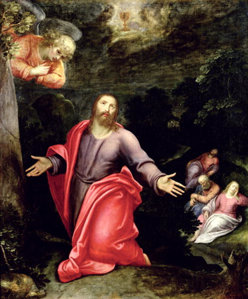 Detail of Jesus in the Garden of Olives, c.1590-95 by Otto van Veen