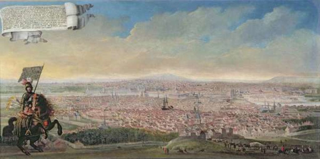 Detail of General View of Paris from the Faubourg Saint-Jacques, c.1640 by French School