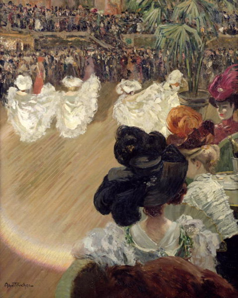 Detail of Quadrille at the Bal Tabarin by Louis Abel-Truchet