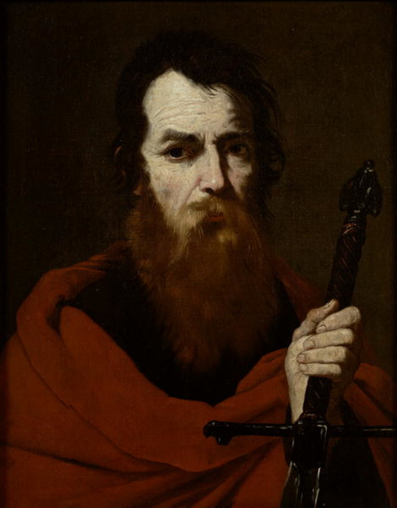 Detail of St. Paul by Jusepe de Ribera