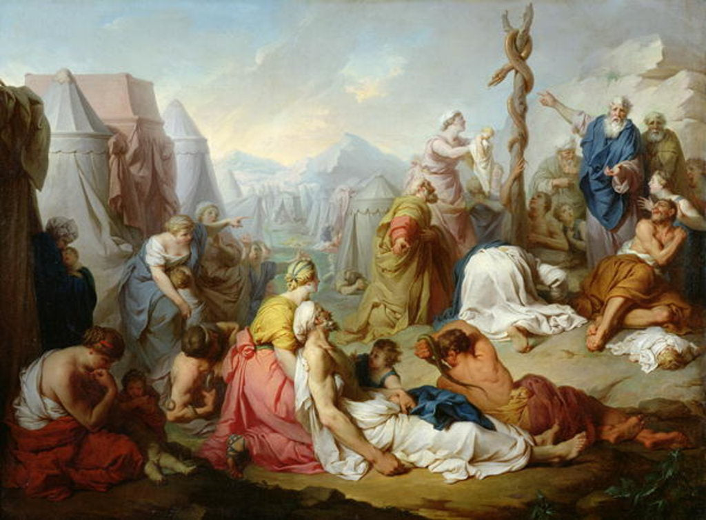 Detail of The Brazen Serpent by Pierre Subleyras