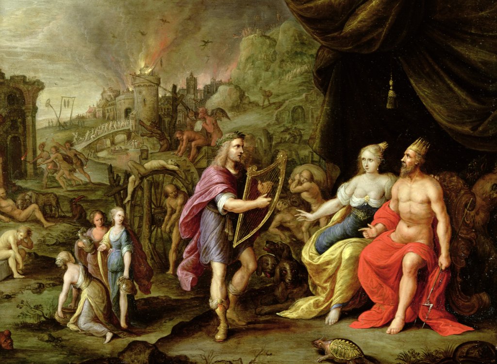 Detail of Orpheus in the Underworld by Ambrosius the Elder Francken or Franck