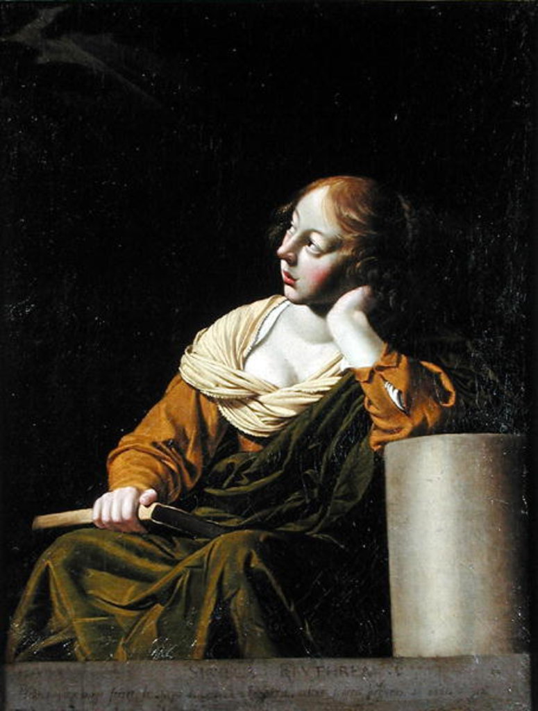 Detail of The Eritrean Sibyl by Louis Finsonius or Finson