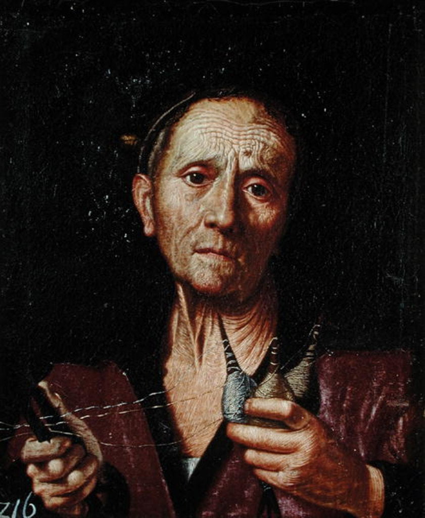 Detail of Atropos, One of the Three Fates by Pietro (studio of) Bellotti