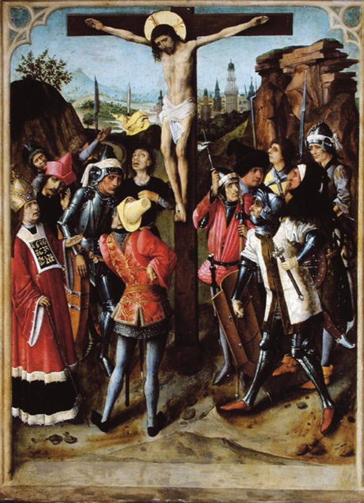 Detail of The Crucifixion, c.1460-75 by Master of the Gathering of the Manna