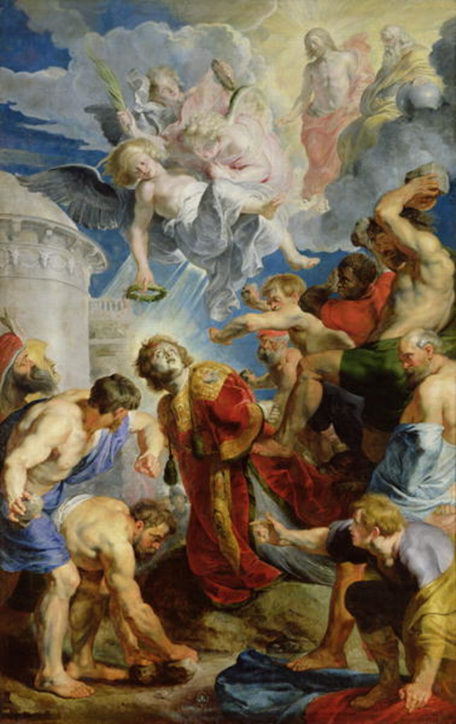Detail of The Stoning of St. Stephen by Peter Paul Rubens
