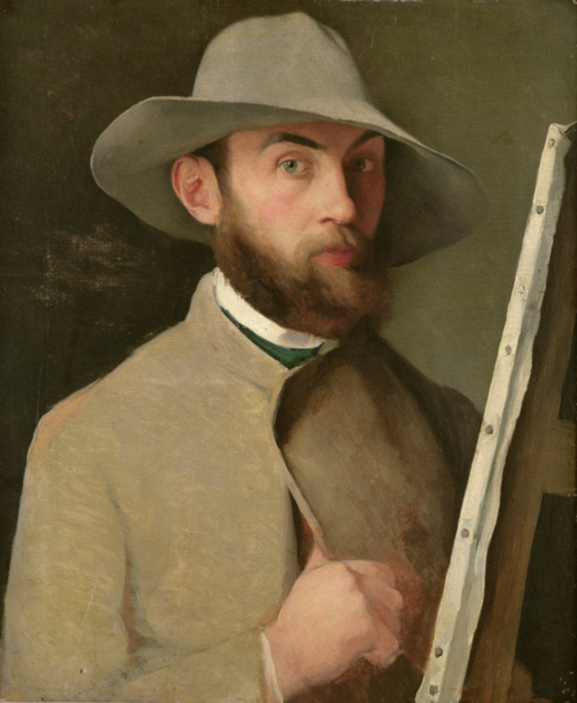 Detail of Self Portrait, c.1890 by Charles Maurin