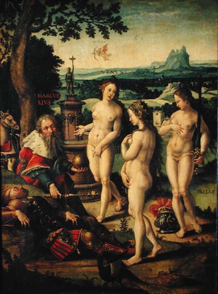 Detail of The Dream of Paris by Pieter Coecke van Aelst