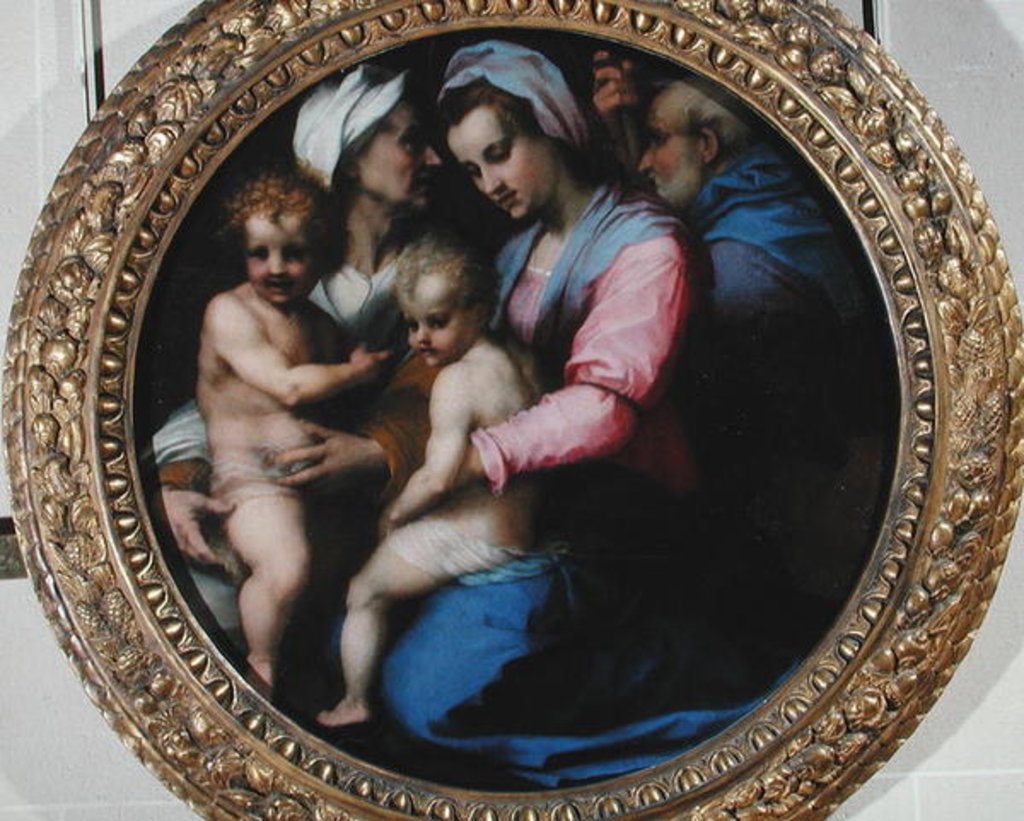 Detail of The Virgin with the Infant Christ, St. Elizabeth and St. John, c.1516 by Andrea del Sarto