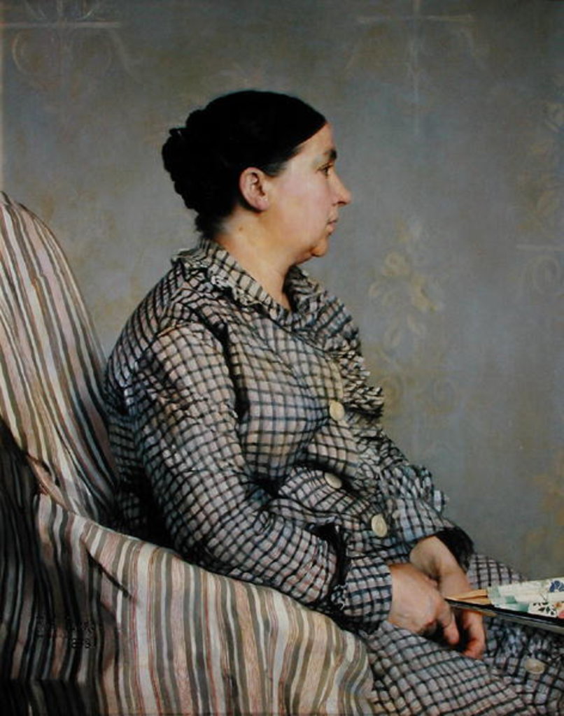 Detail of The Artist's Mother, 1883 by Paul Alexander Alfred Leroy