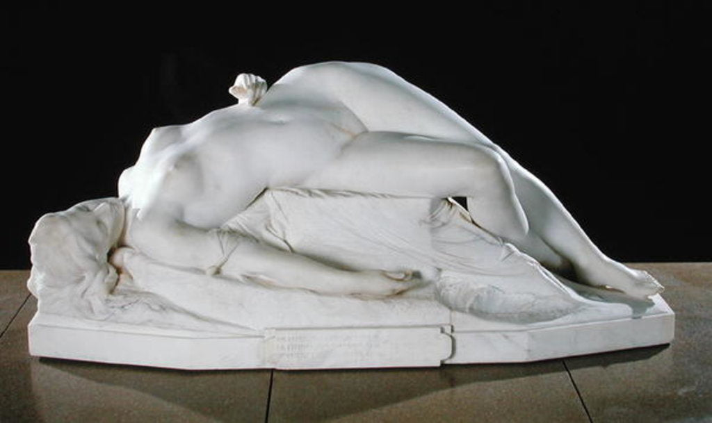 Detail of Young Girl from Tarento, 1871 by Alexandre Schoenewerk