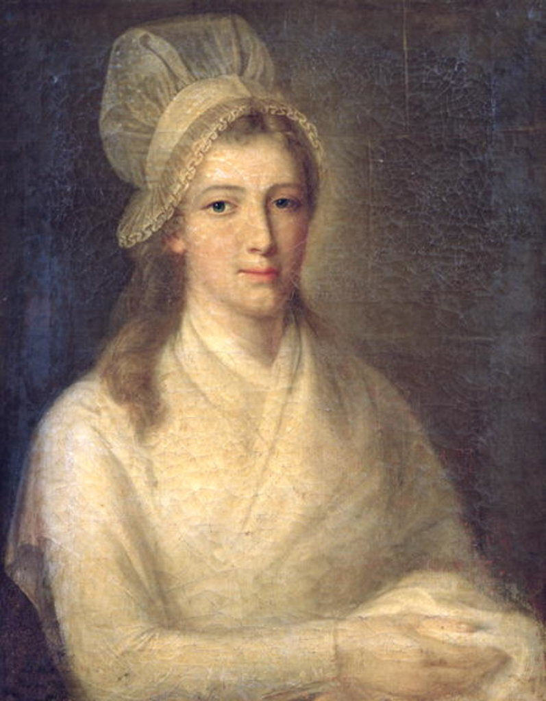 Detail of Charlotte Corday by Jean-Jacques Hauer