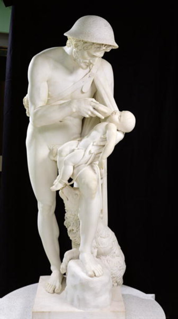 Detail of Phorbas Bringing Oedipus Back to Life, 1802-18 by Antoine Denis Chaudet