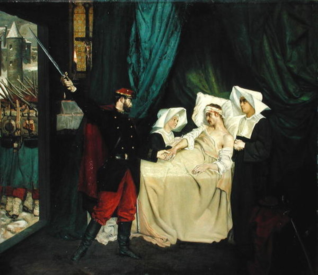 Detail of Scene During the War of 1870 by Jean Joseph Weerts