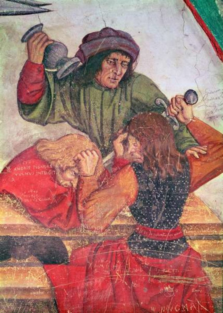 Detail of Interior of an Inn by Italian School