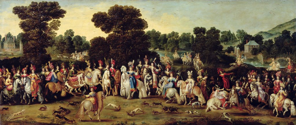 Detail of Air, c.1640-41 by Claude Deruet