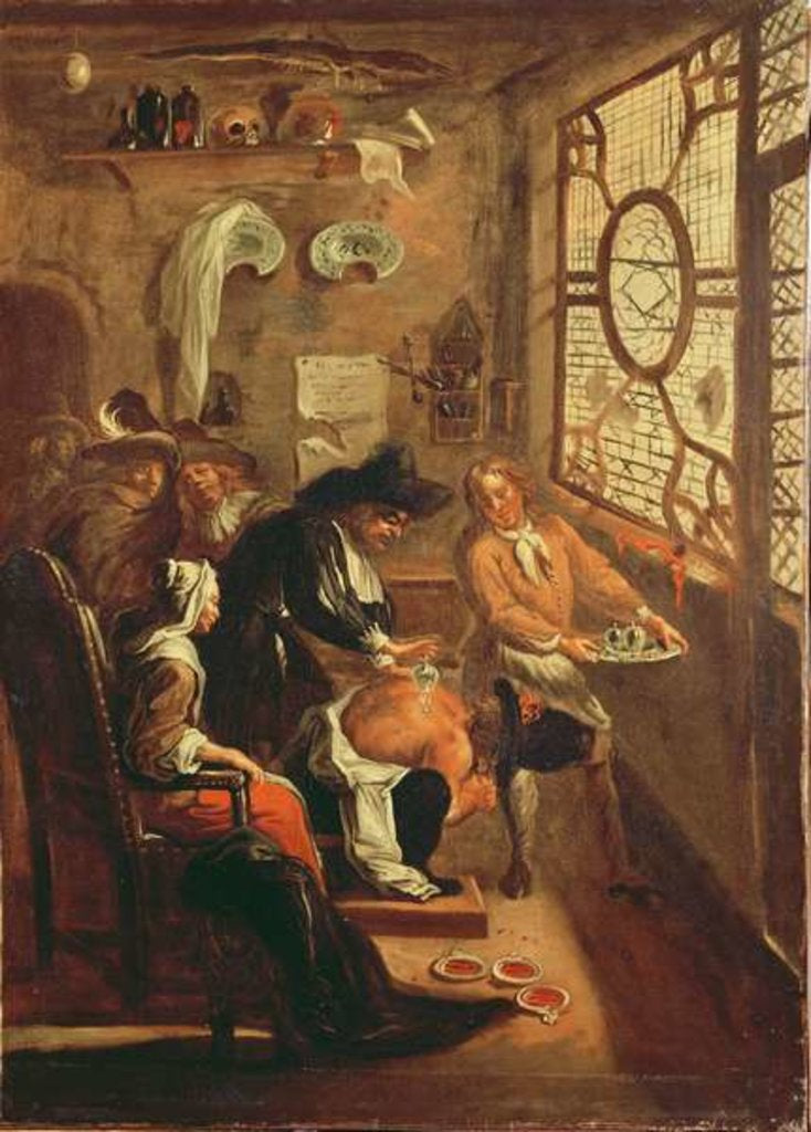 Detail of Ragotin Treated with a Cupping Glass by Jean de Coulom