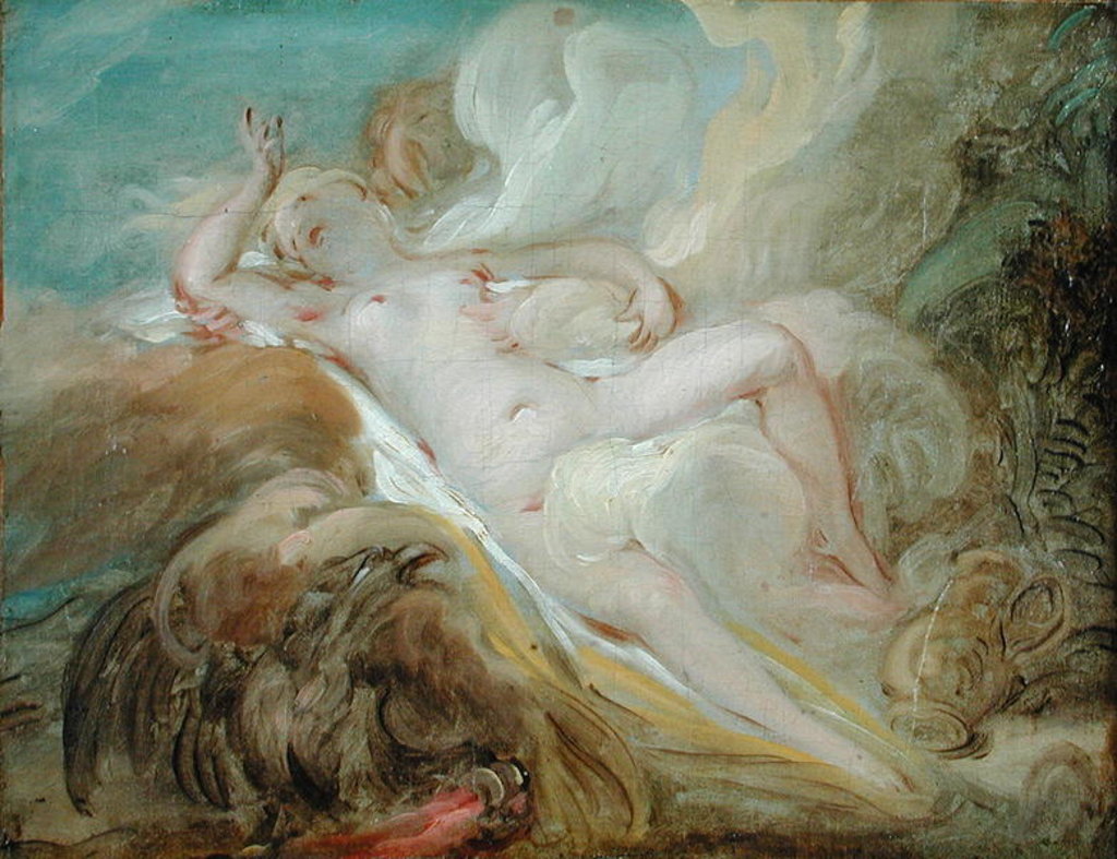 Detail of Jupiter and Io by Jean-Honore Fragonard