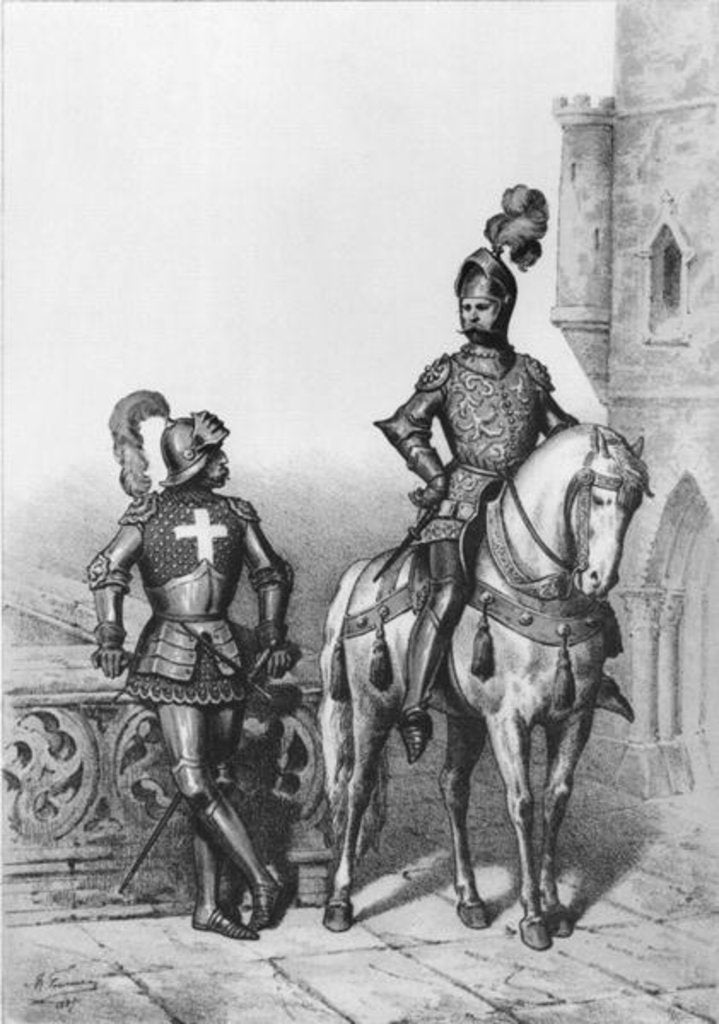 Detail of Captain of the archers of Paris, Knight of watch, 1887 by French School