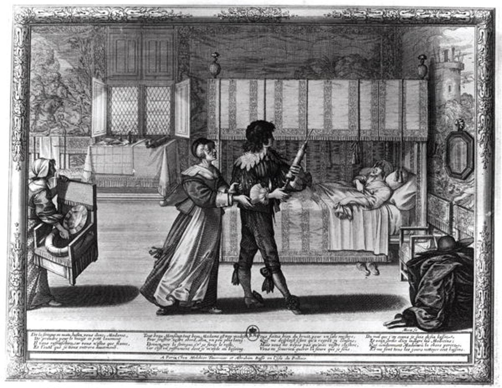 Detail of The Enema by Abraham Bosse