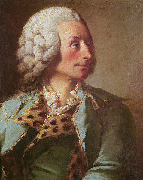 Detail of Portrait of Claude Nicolas Le Cat by N. Dupont