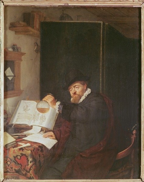 Detail of The Analysis, 1666 by Adriaen Jansz. van Ostade