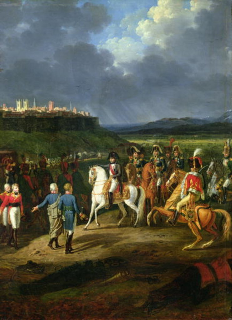Detail of The English Prisoners at Astorga Being Presented to Napoleon Bonaparte in 1809, 1810 by Hippolyte Lecomte