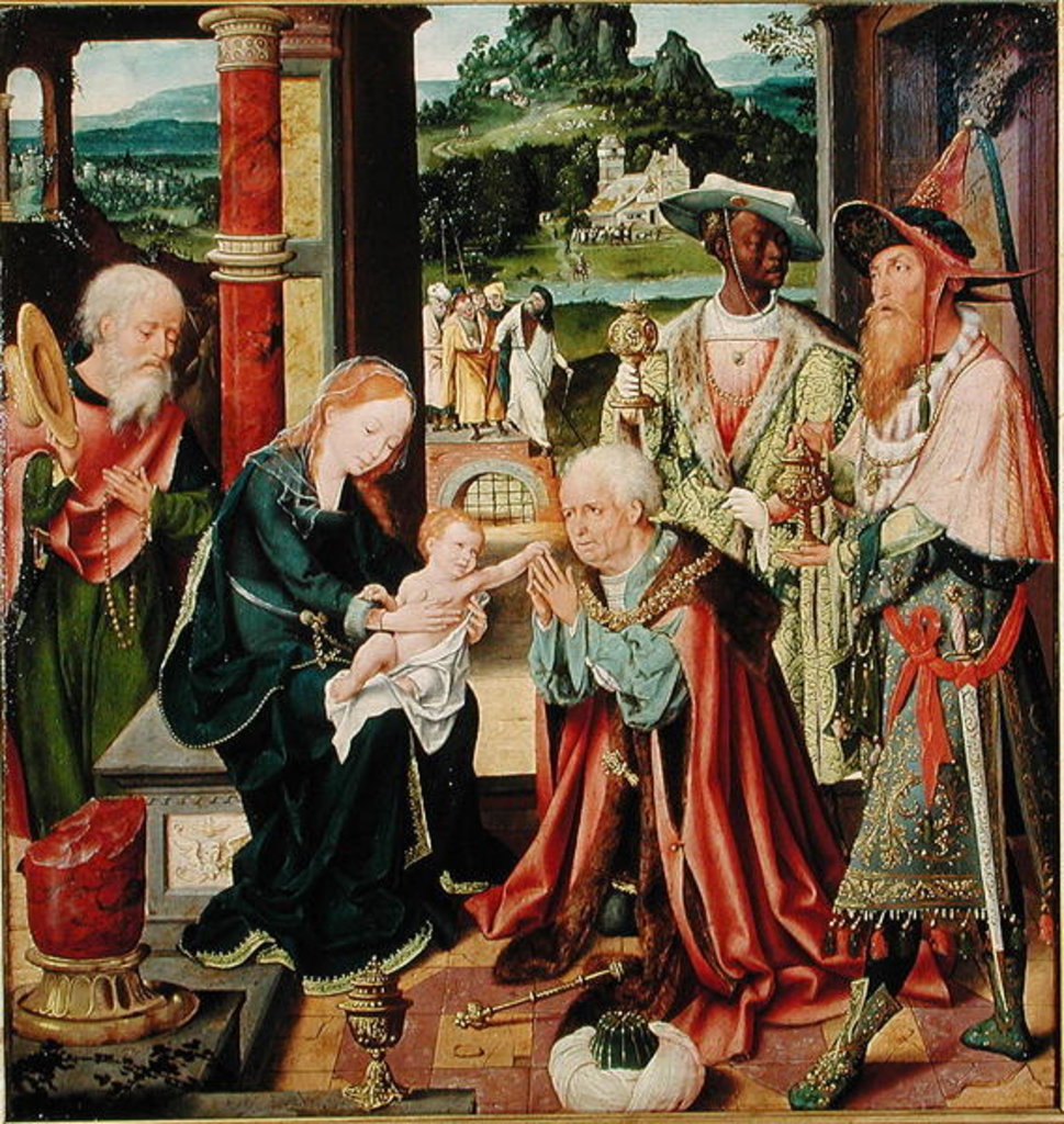 Detail of The Adoration of the Magi by Joos van Cleve