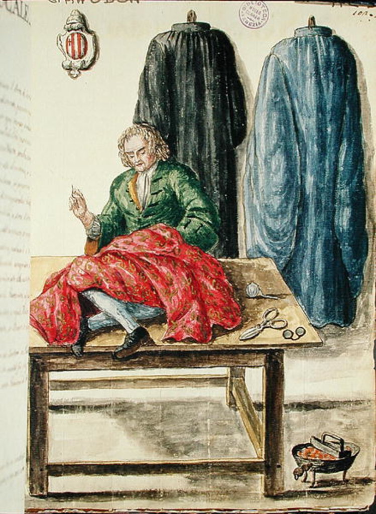 Detail of A Venetian Tailor by Jan van Grevenbroeck