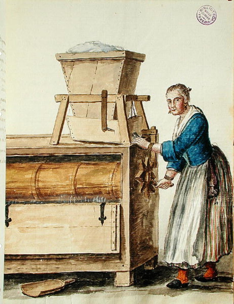 Detail of Bolting flour by Jan van Grevenbroeck