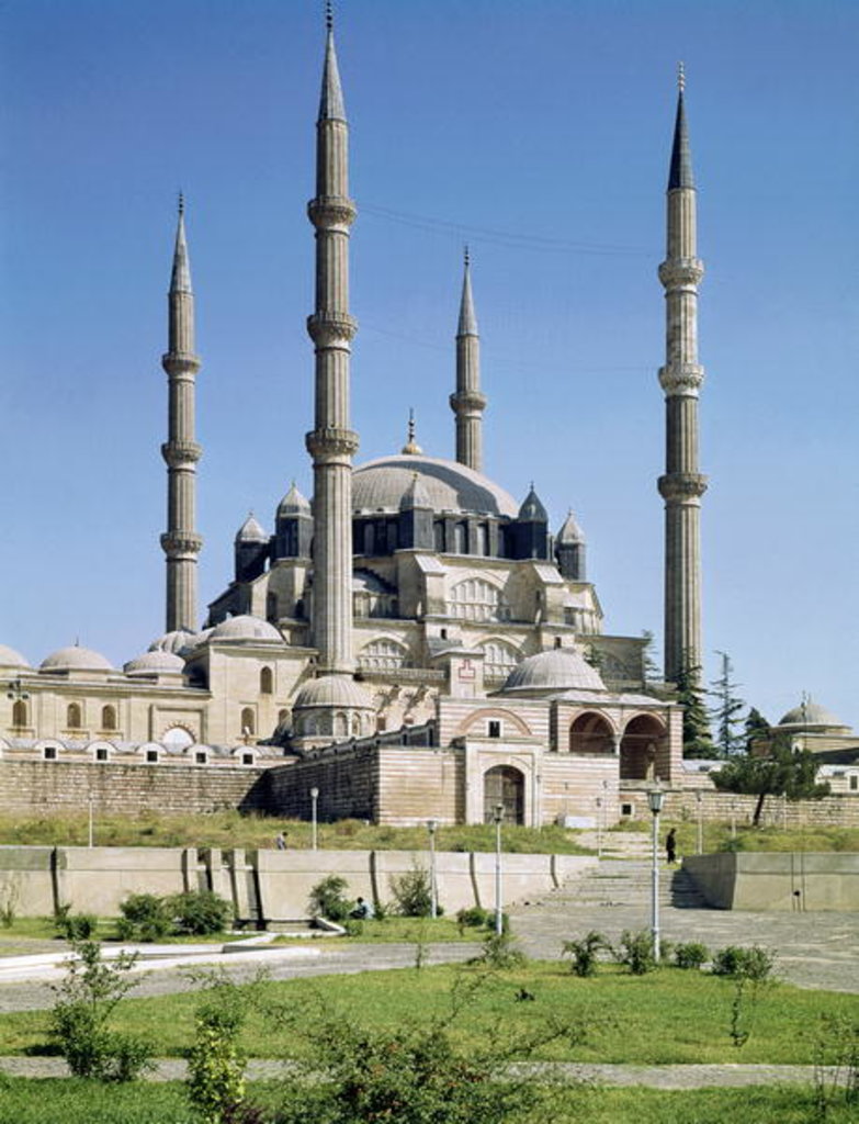 Detail of View of the Selimiye mosque, Ottoman Empire, Istanbul,built c.1569-75 by Mimar Sinan