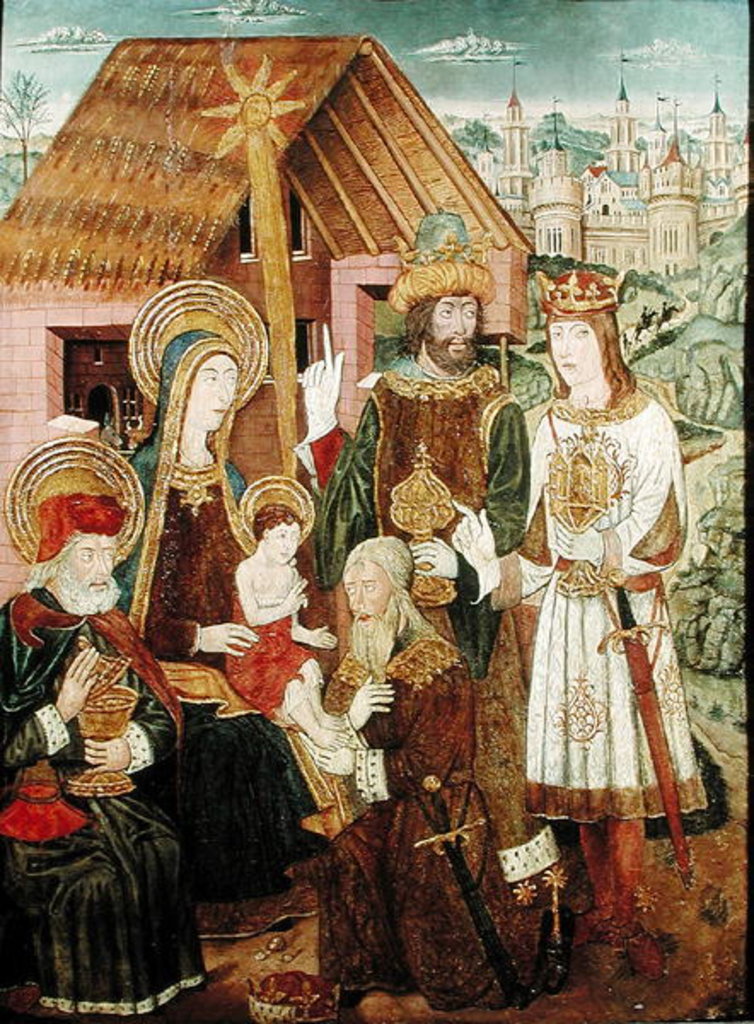 Detail of Adoration of the Magi by Pedro Garcia de Benabarre