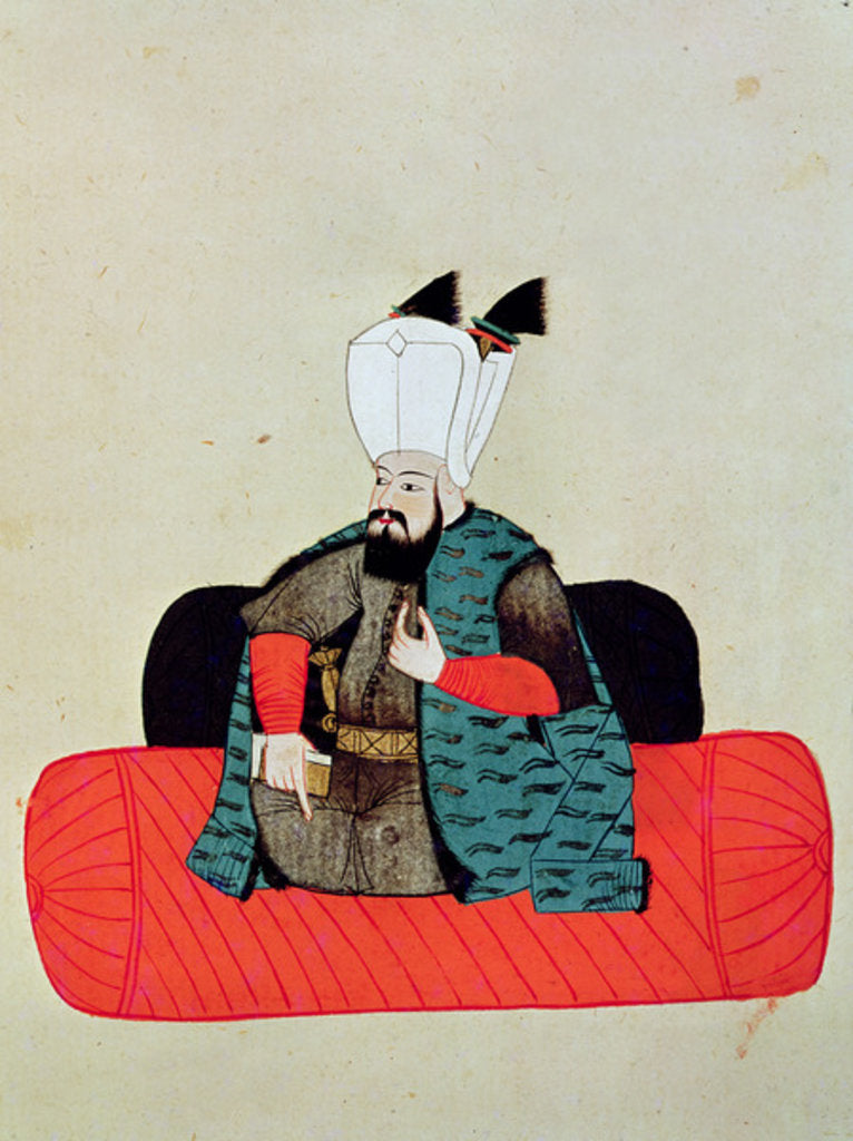 Detail of Ms 1671 Amurath III c.1580 by Islamic School