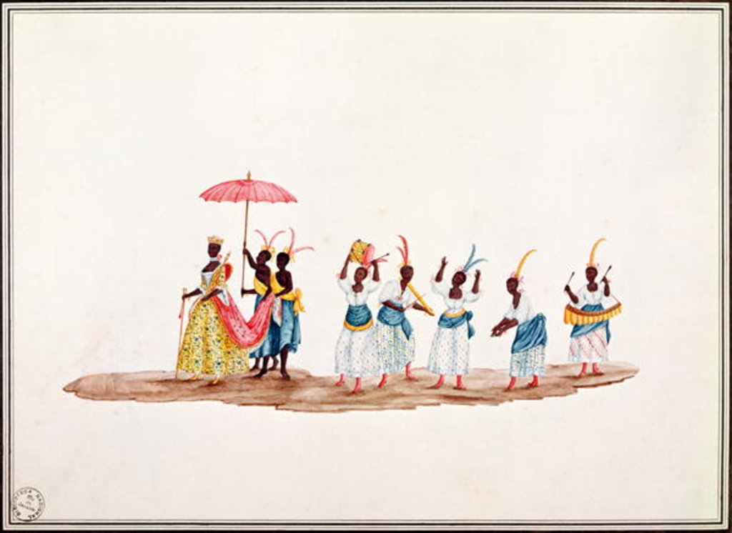 Detail of The Queen and her Suite by Carlos Juliao