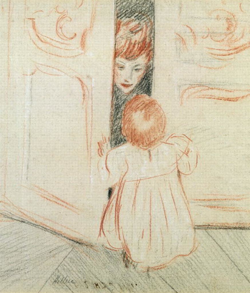 Detail of Hide and Seek by Paul Cesar Helleu