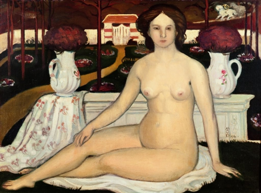 Detail of Nude with a Bouquet of Violets, 1894 by Maurice Denis