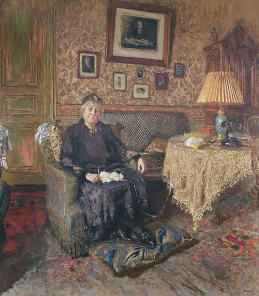 Detail of Madame Adrien Benard 1928-29 by Edouard Vuillard