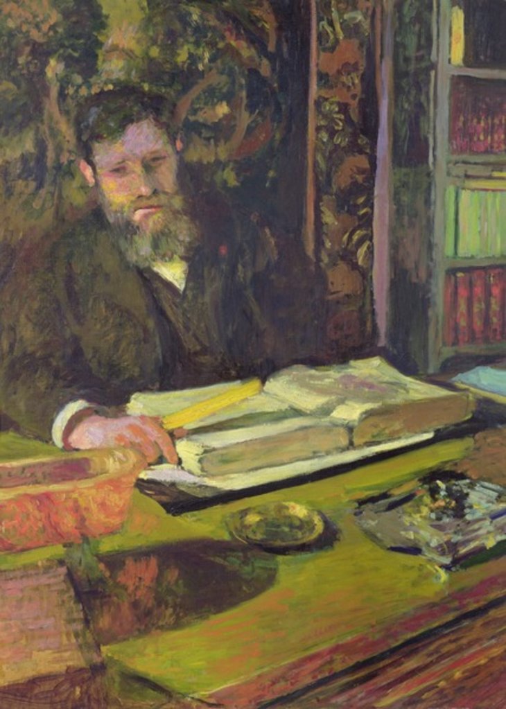 Detail of Arthur Fontaine c.1906 by Edouard Vuillard