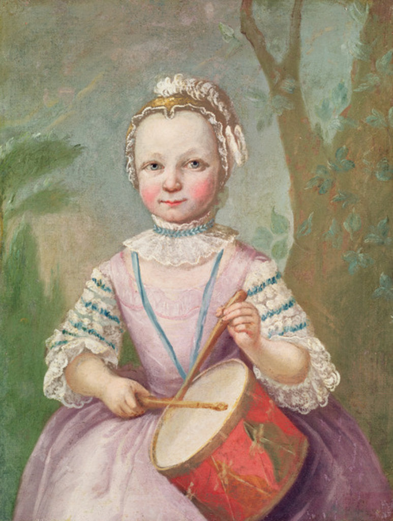 Detail of The Tambour Player by Spanish School