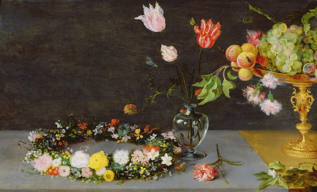 Detail of Flowers and Fruit by Jan the Elder Brueghel