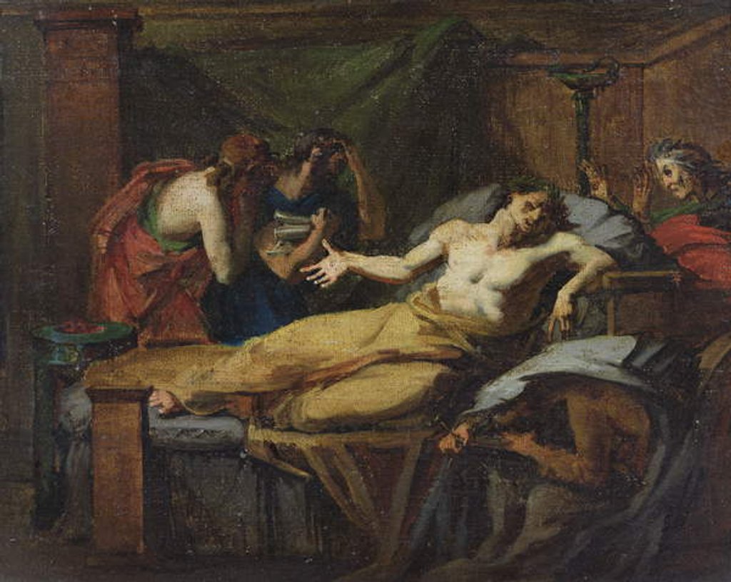 Detail of The Death of Socrates by Felix Auvray