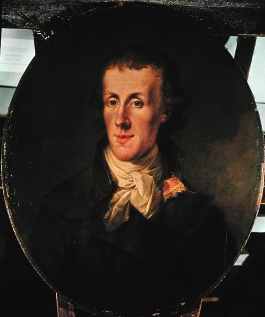 Detail of Portrait of Jacques Pierre Brissot French revolutionary leader by French School