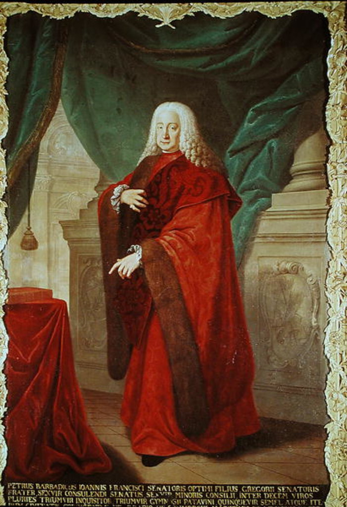 Detail of Portrait of Doge Piero Barbarigo by Bernardino Castelli