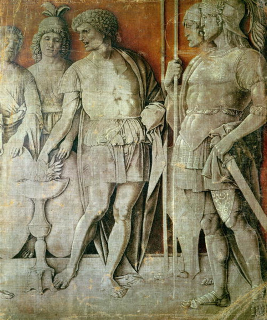 Detail of Mucius Scaevola by Andrea Mantegna